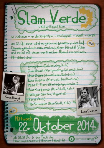 Plakat Poetryslam